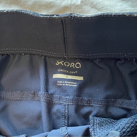 Skora Mens Navy Quick Dry Elastic Waist Running Shorts Size S - Picture 13 of 13